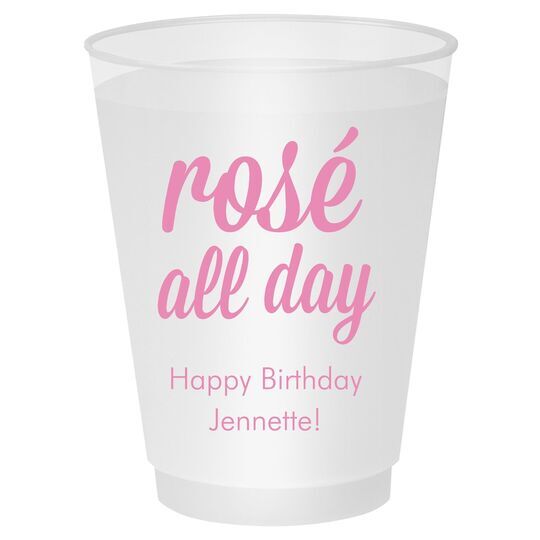 Rosé All Day Shatterproof Cups